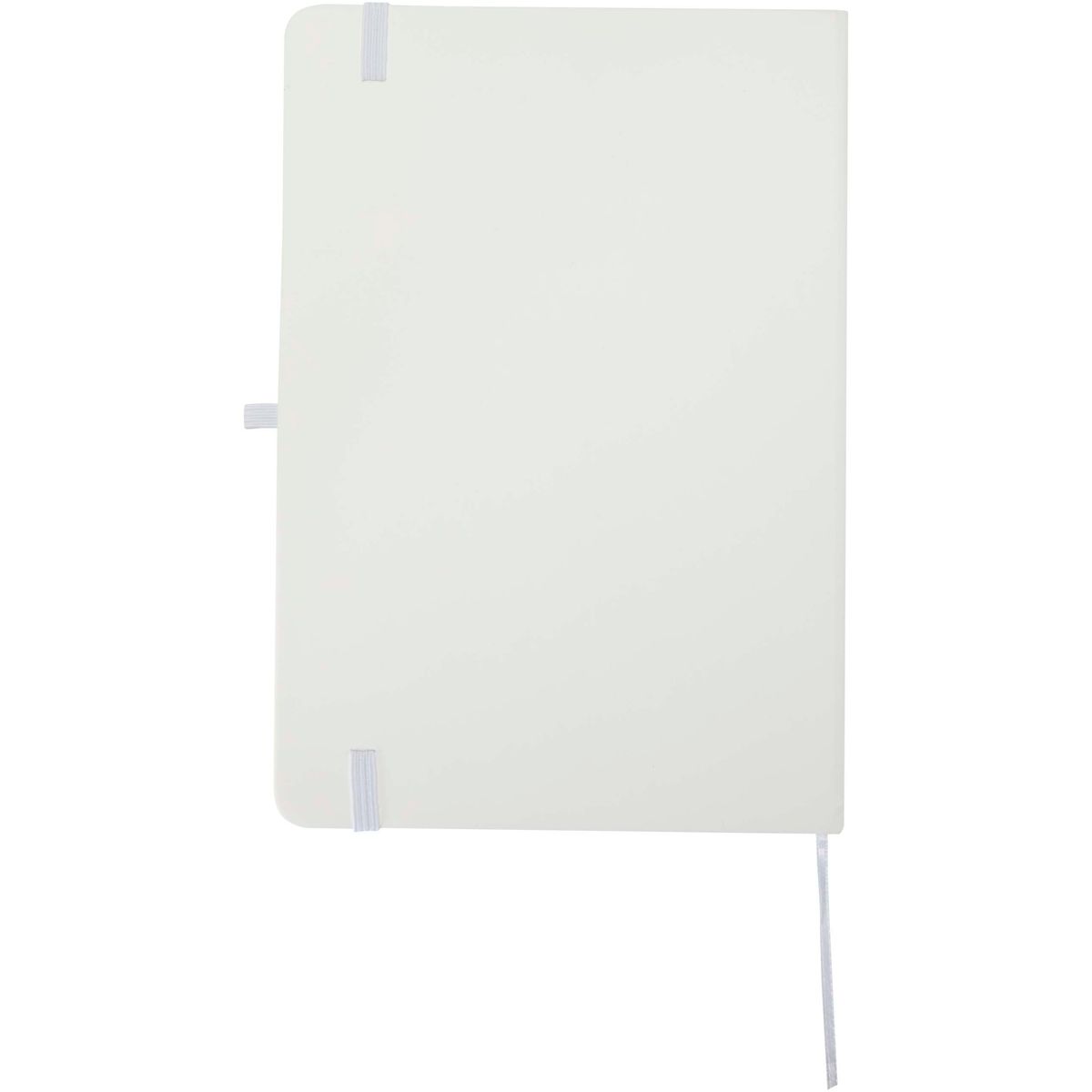 Cuadernos A5 con tapa dura parcialmente reciclada y presilla para bolígrafo