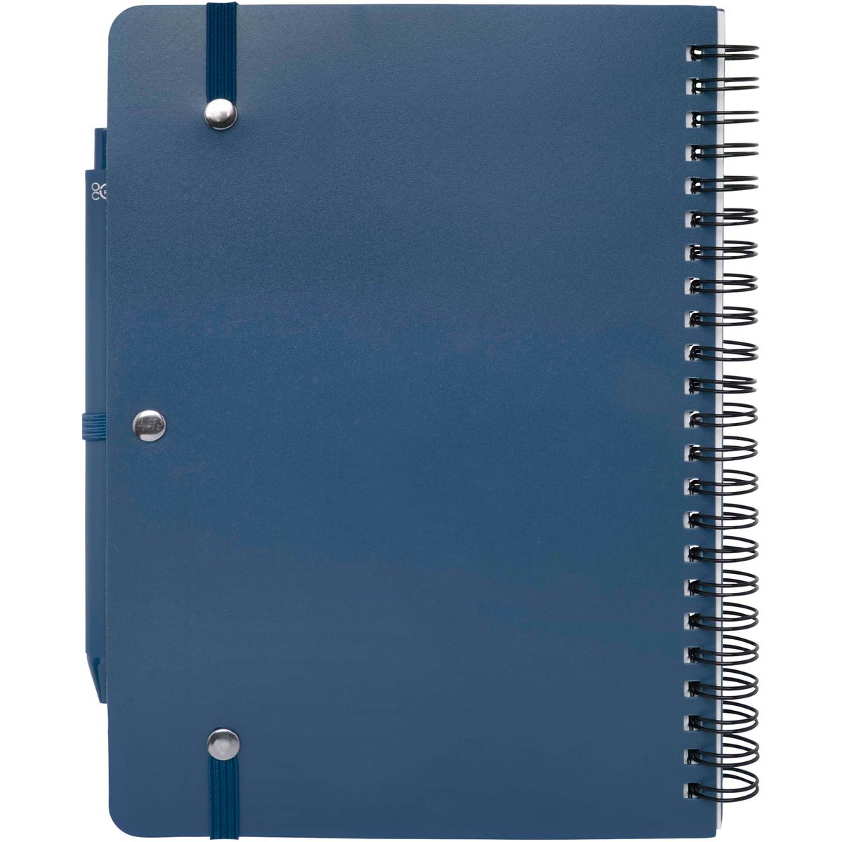 Cuadernos A5 con tapa dura de plástico ocean-bound y bolígrafo