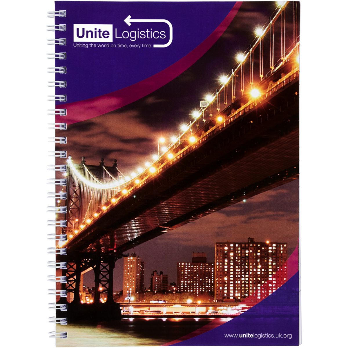 Cuadernos de espiral A5 con tapas brillantes, 80 g/m²