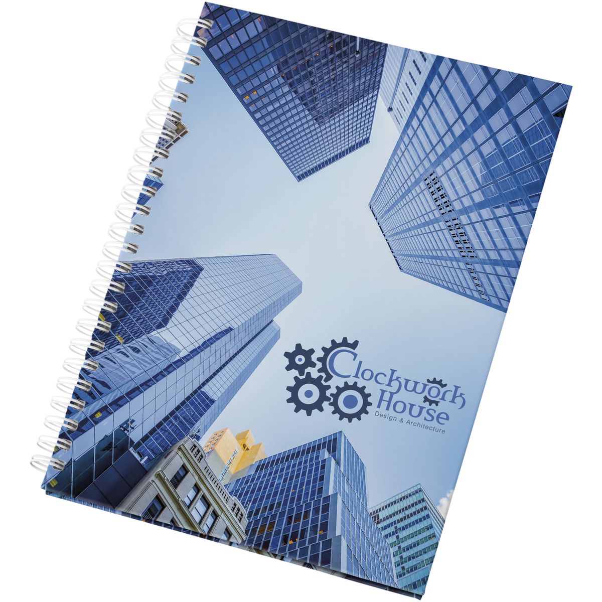 Cuadernos de espiral A5 de tapa dura, 80 hojas