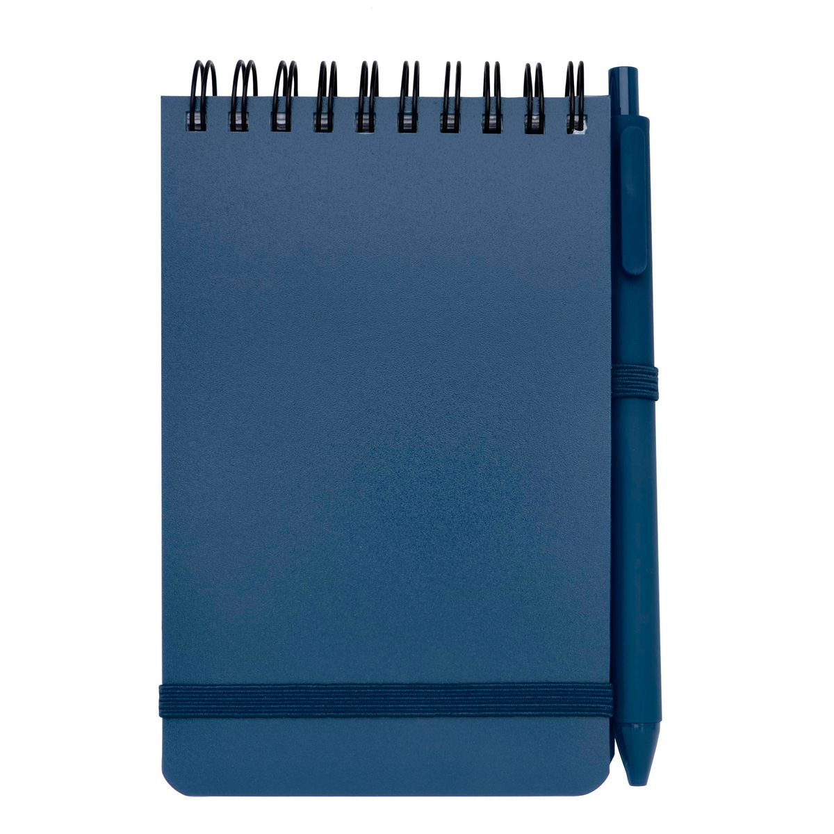 Cuadernos A6 con tapa dura de plástico ocean-bound y bolígrafo