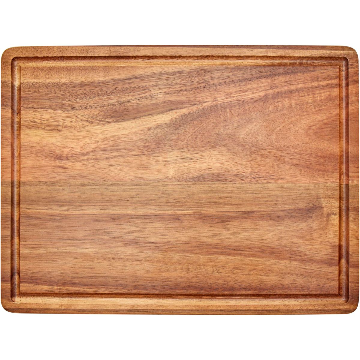 Tablas de cortar de madera de acacia de 32 x 24 cm