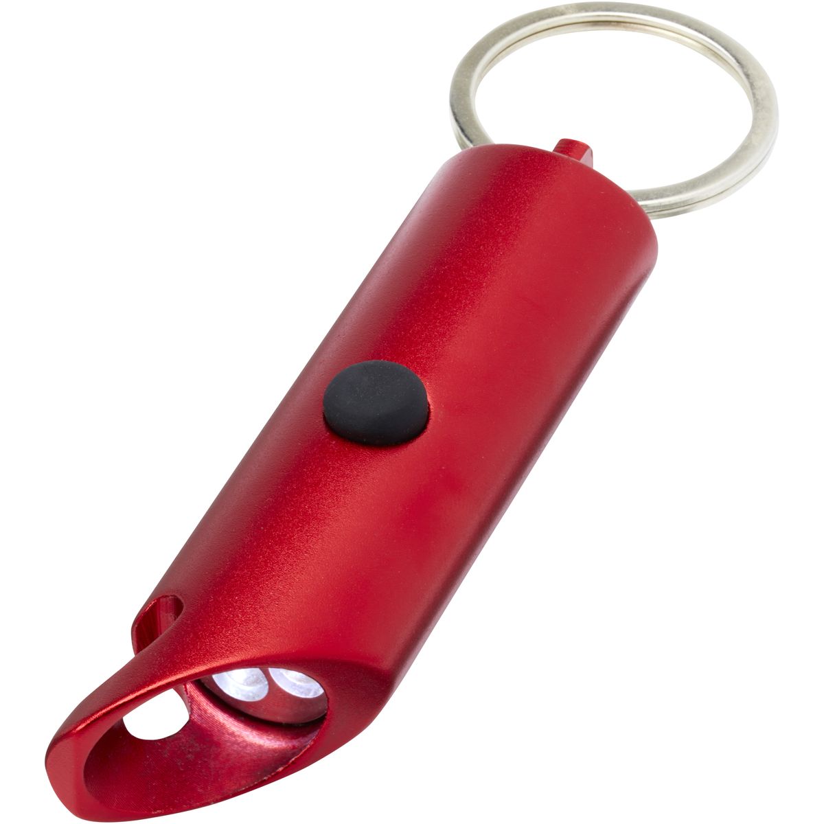 Llaveros de aluminio con luz LED y abrebotellas
