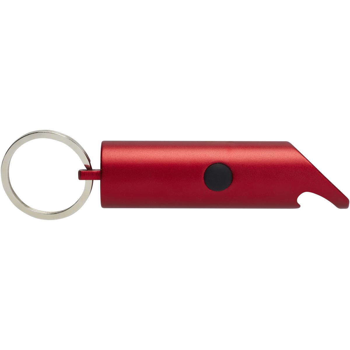 Llaveros de aluminio con luz LED y abrebotellas