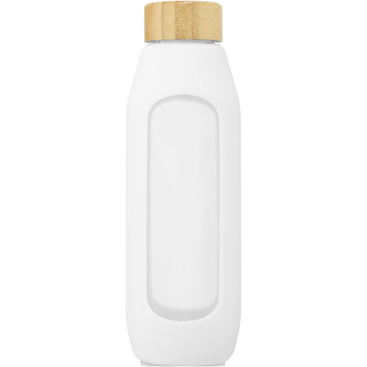 Botellas de agua de vidrio de borosilicato de 600 ml con agarre de silicona