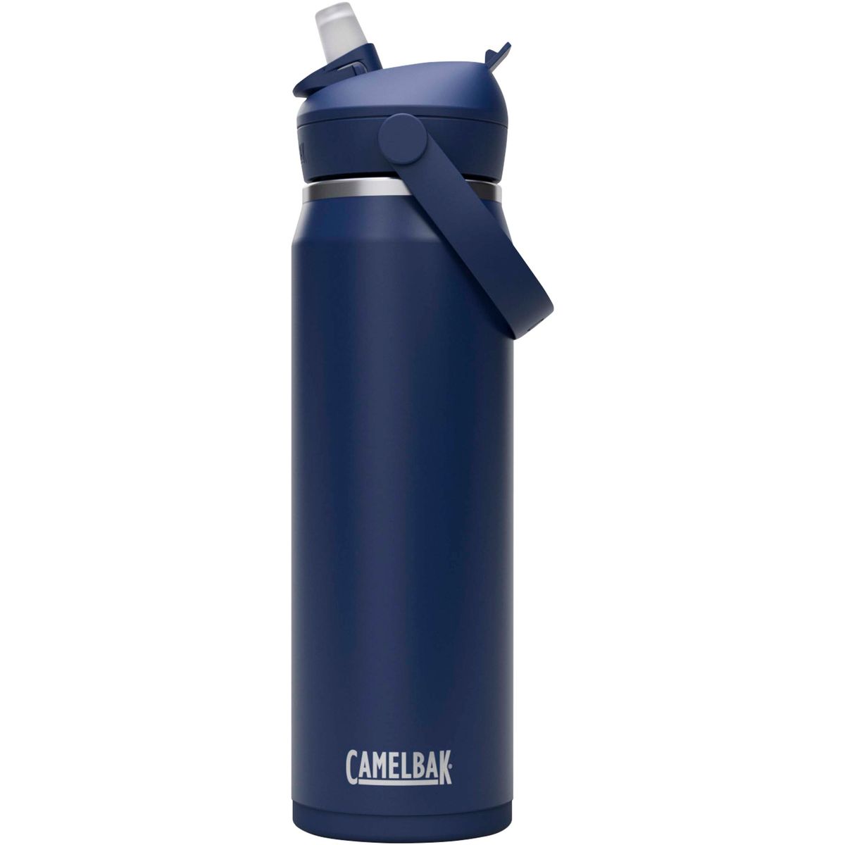 Botellas de agua CamelBak de acero inoxidable aisladas de 740 ml con pajita plegable