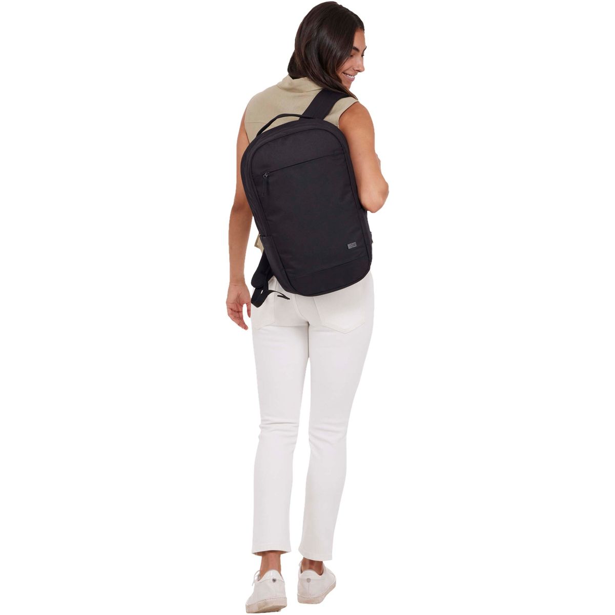Mochilas para portátil Case Logic recicladas de 15,6 pulgadas con compartimento de seguridad
