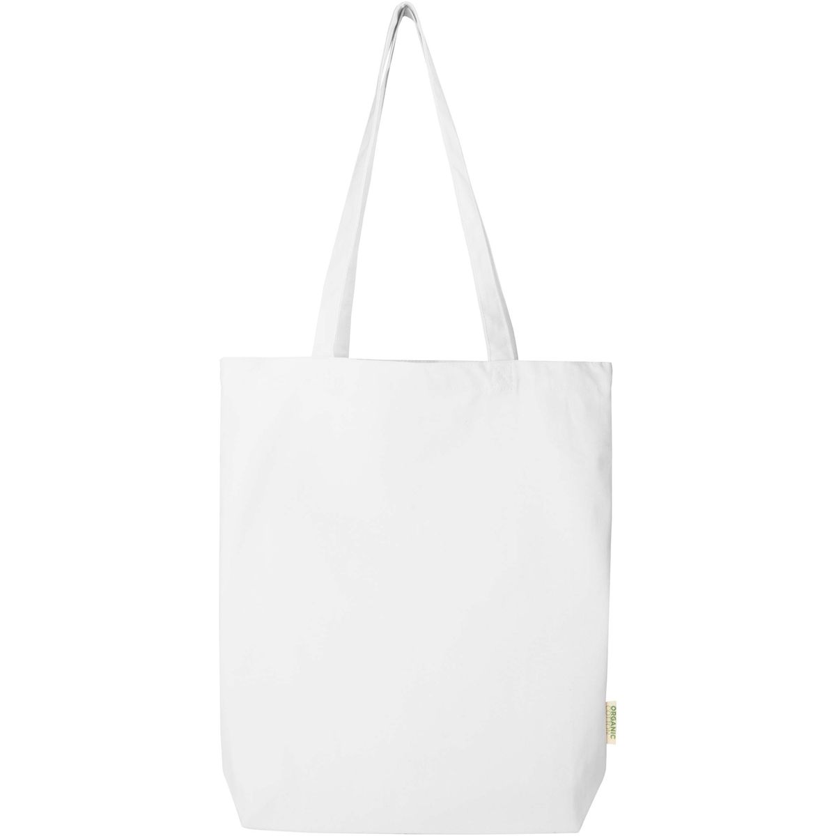 Bolsas de algodón orgánico con base ancha, 180 g/m², 11 litros