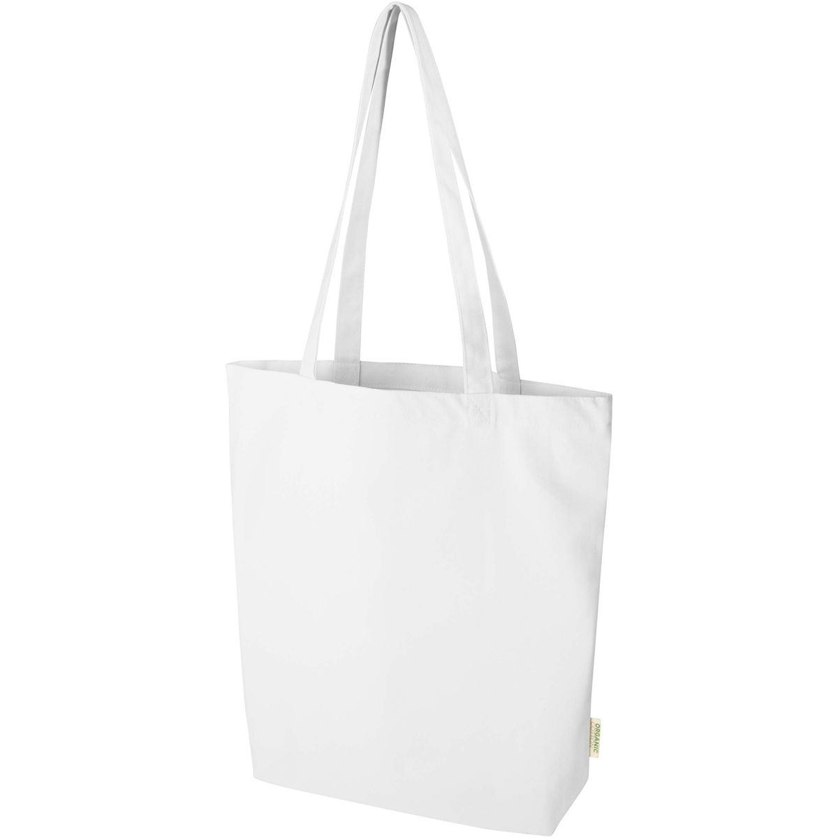 Bolsas de algodón orgánico con base ancha, 270 g/m², 10 litros