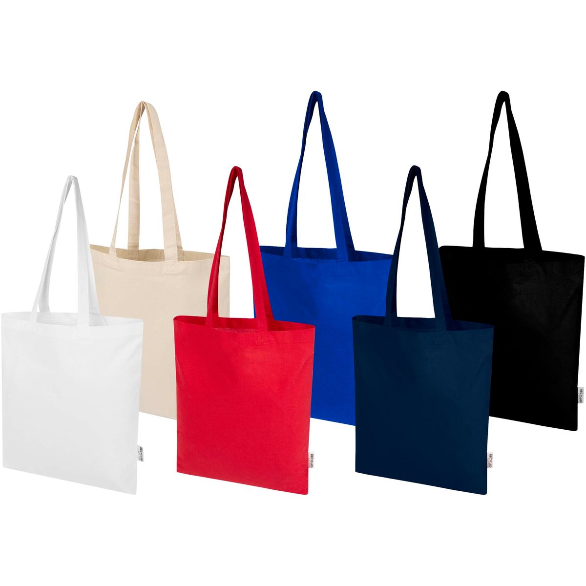 Bolsas de algodón y poliéster reciclados, 180 g/m², 7 litros