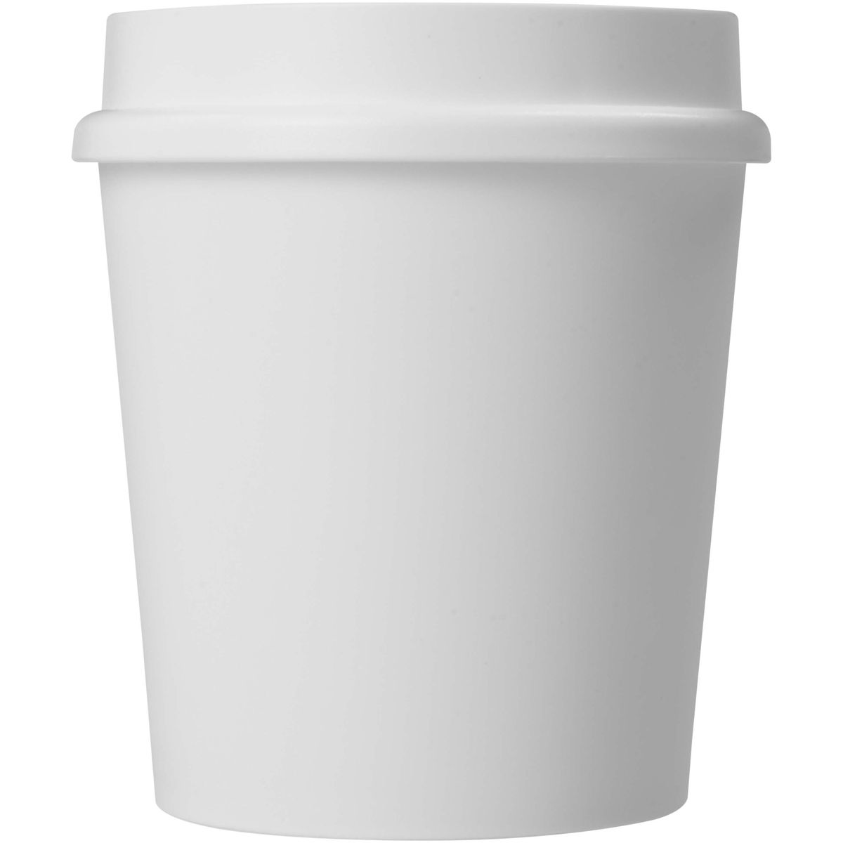Vasos de café para llevar de pared simple de 200 ml con tapa 360°