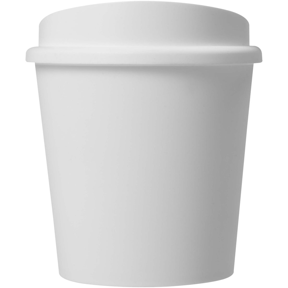 Vasos de café para llevar de pared simple de 200 ml con tapa a presión
