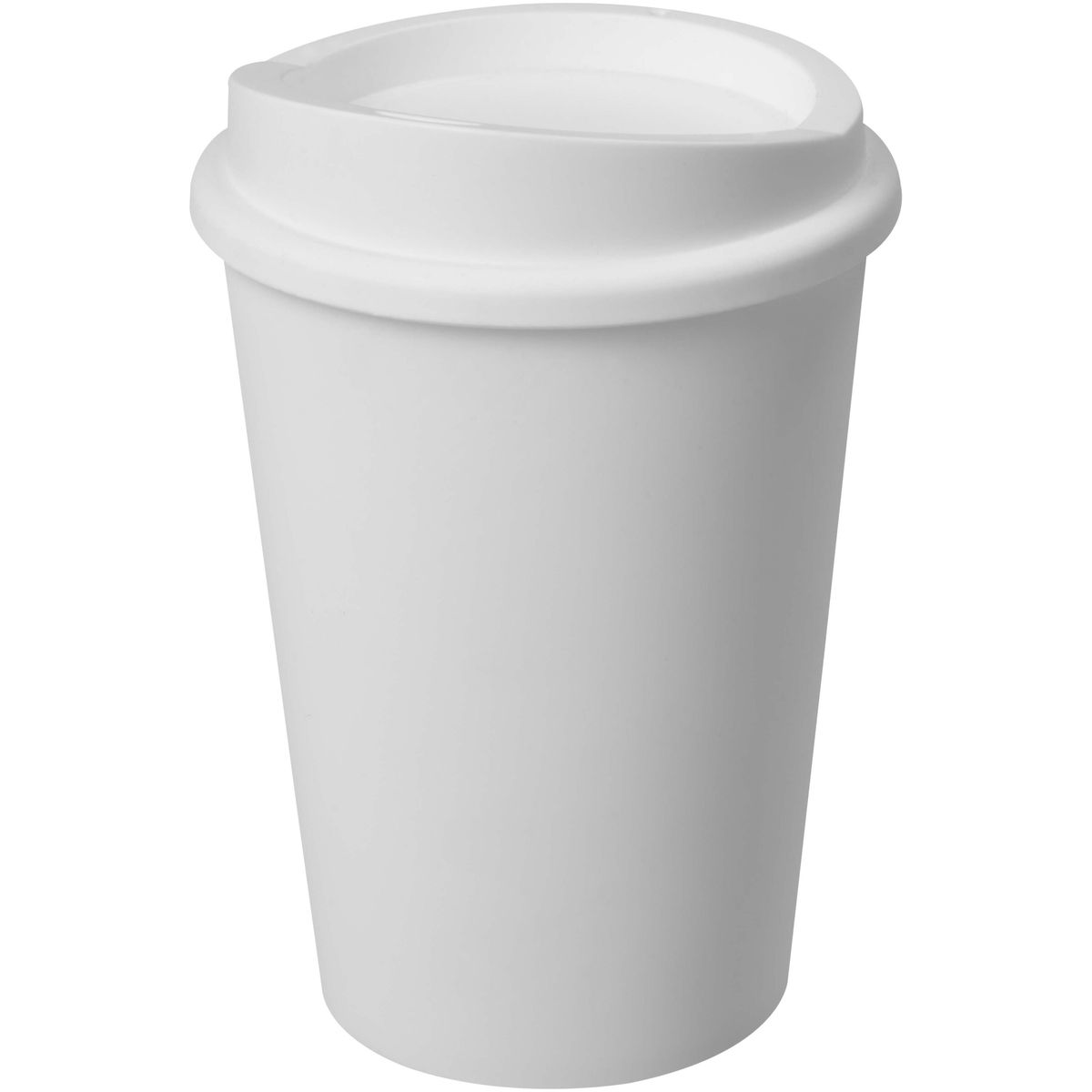 Vasos de café para llevar de pared simple de 300 ml con tapa encajable