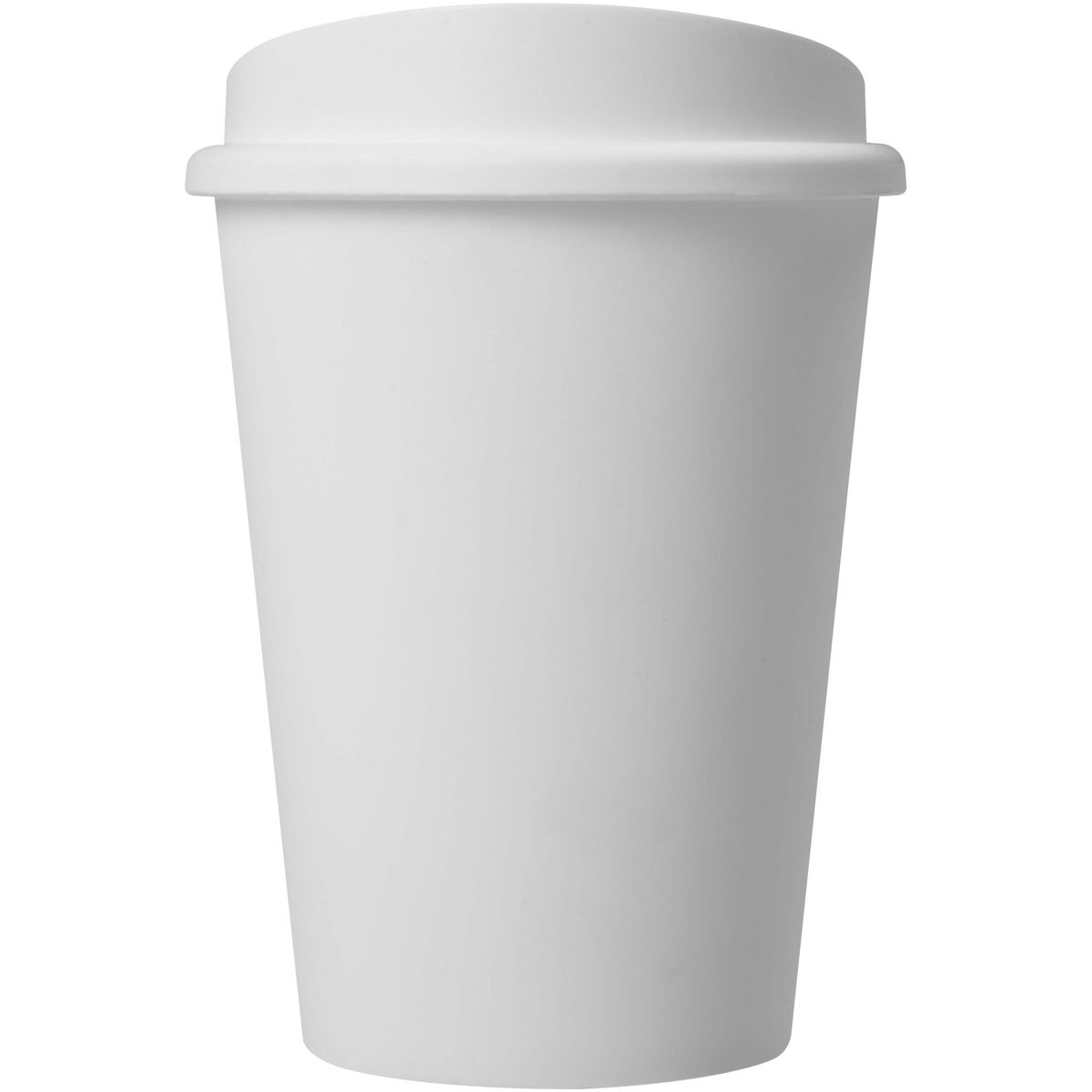 Vasos de café para llevar de pared simple de 300 ml con tapa encajable