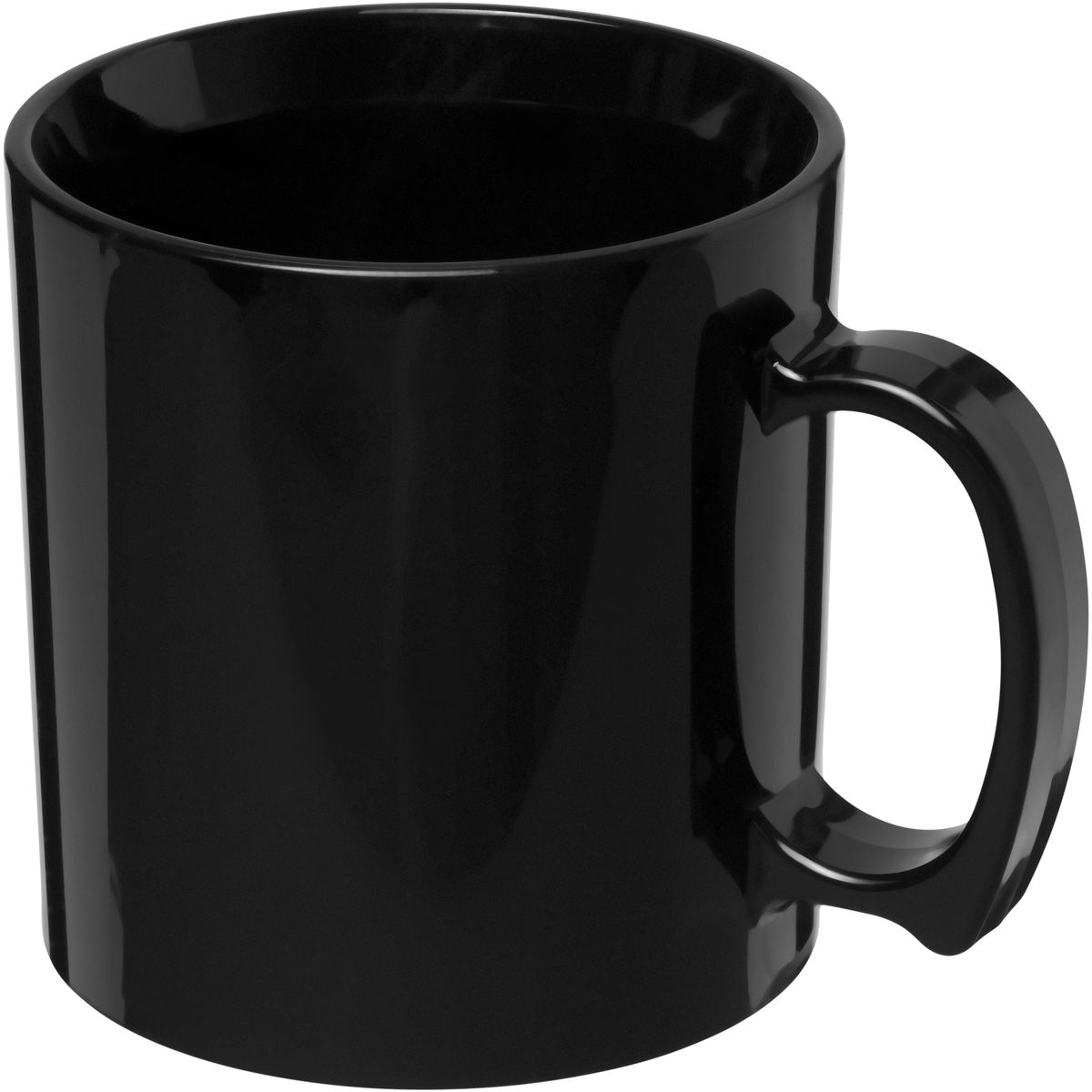 Tazas de plástico de pared simple de 300 ml, 8,5 cm de alto