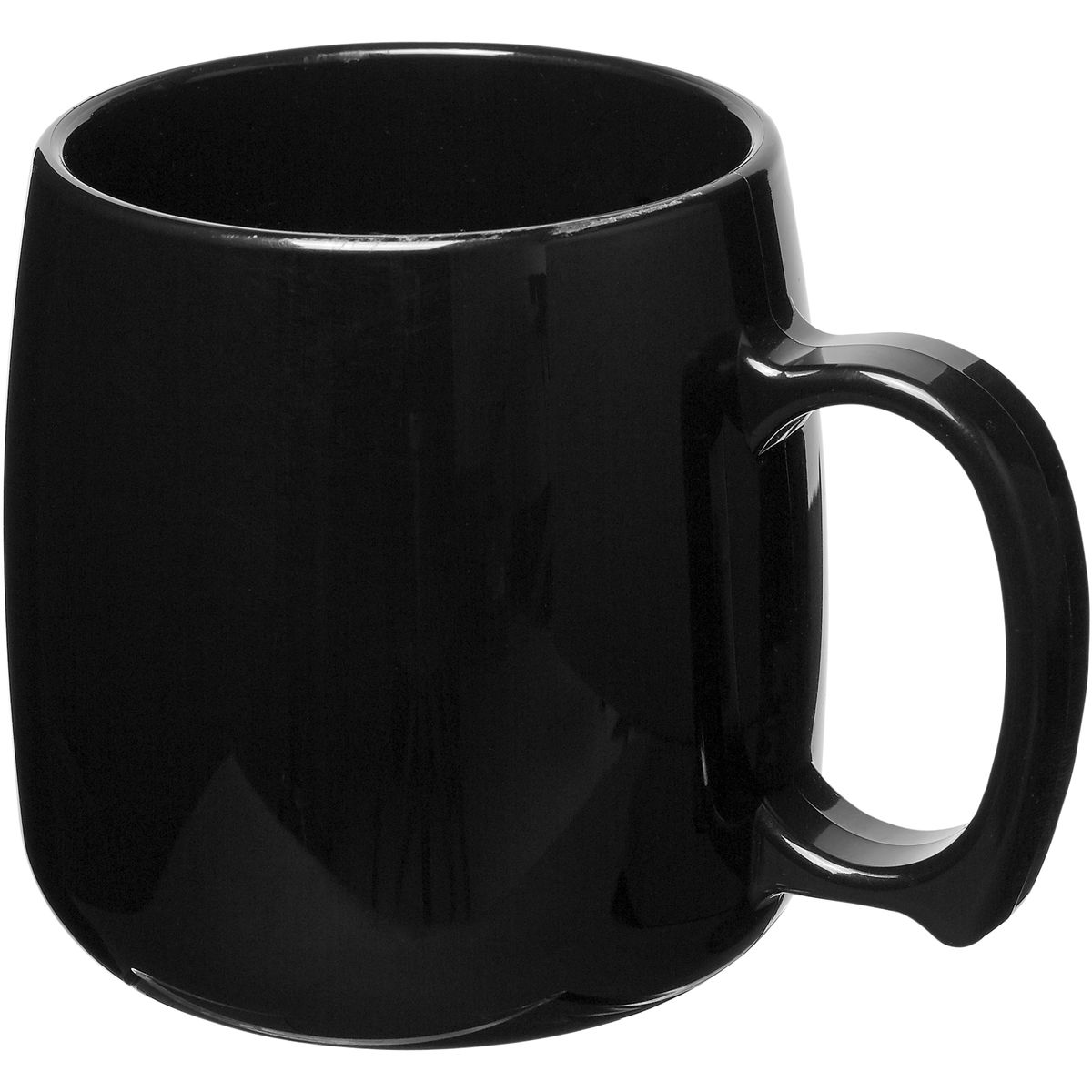 Tazas de plástico de pared simple de 300 ml, 9 cm de alto