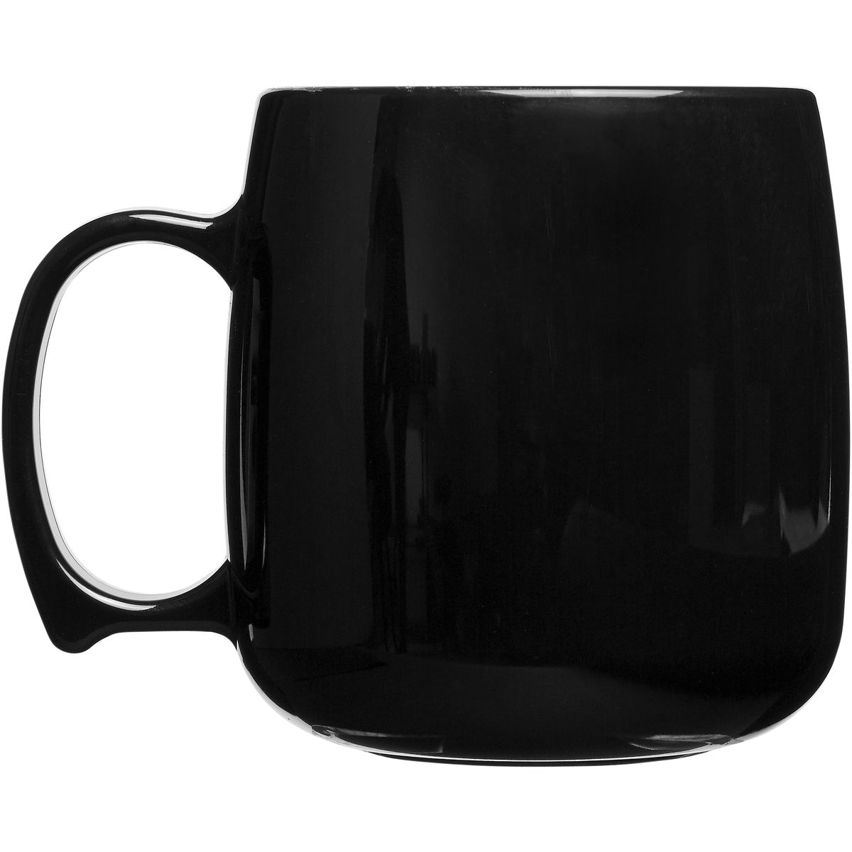 Tazas de plástico de pared simple de 300 ml, 9 cm de alto