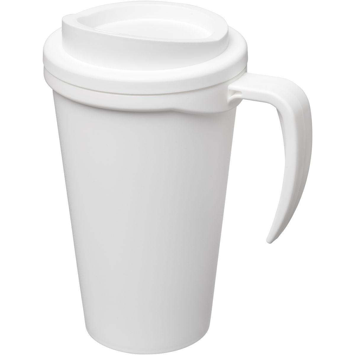 Tazas térmicas de plástico con tapa de rosca, 350 ml