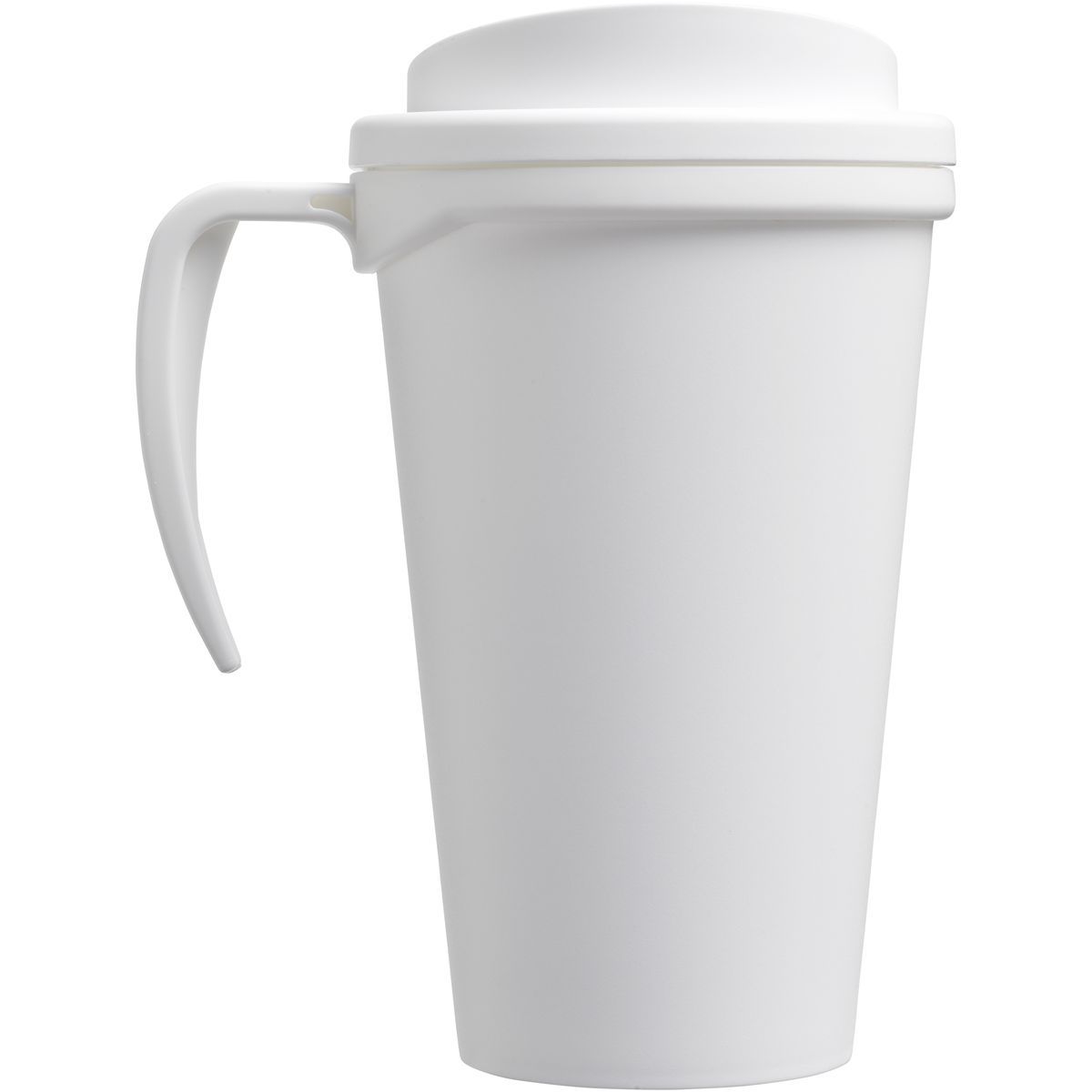 Tazas térmicas de plástico con tapa de rosca, 350 ml