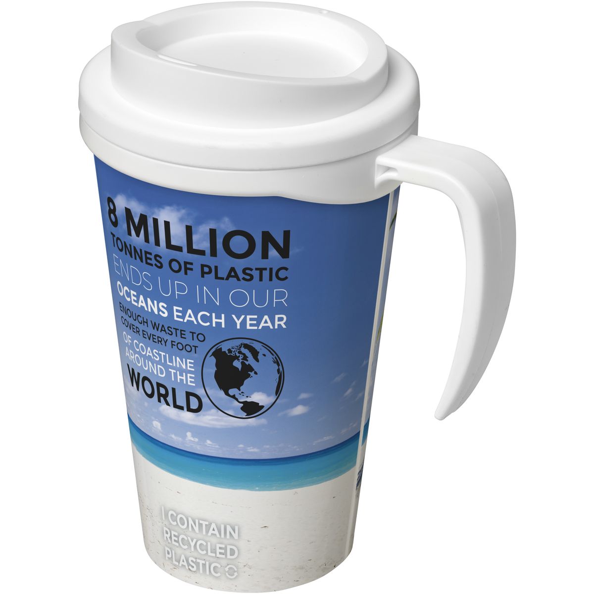 Tazas térmicas de 350 ml con capa exterior reciclada