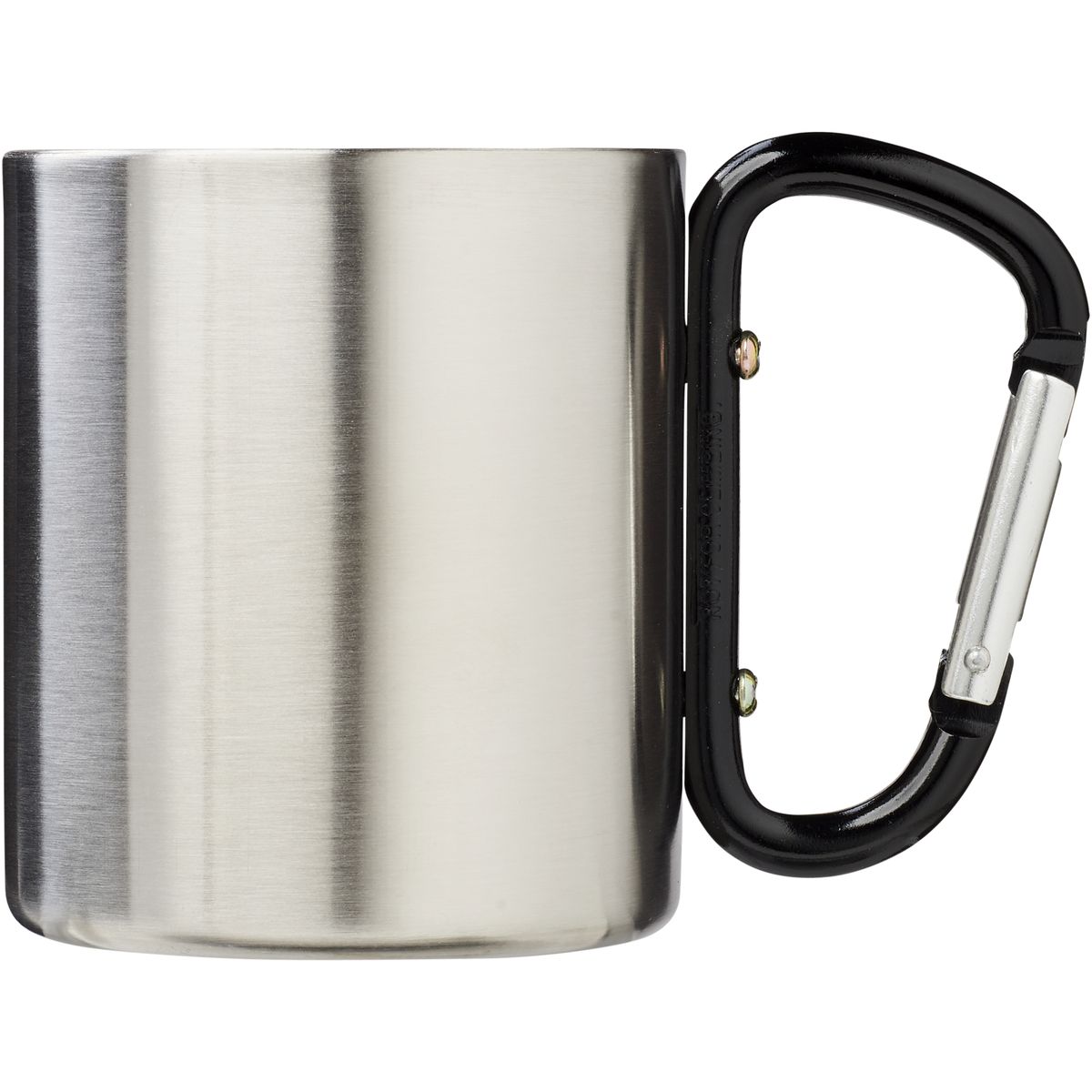 Tazas aisladas de acero inoxidable de 200 ml con mosquetón