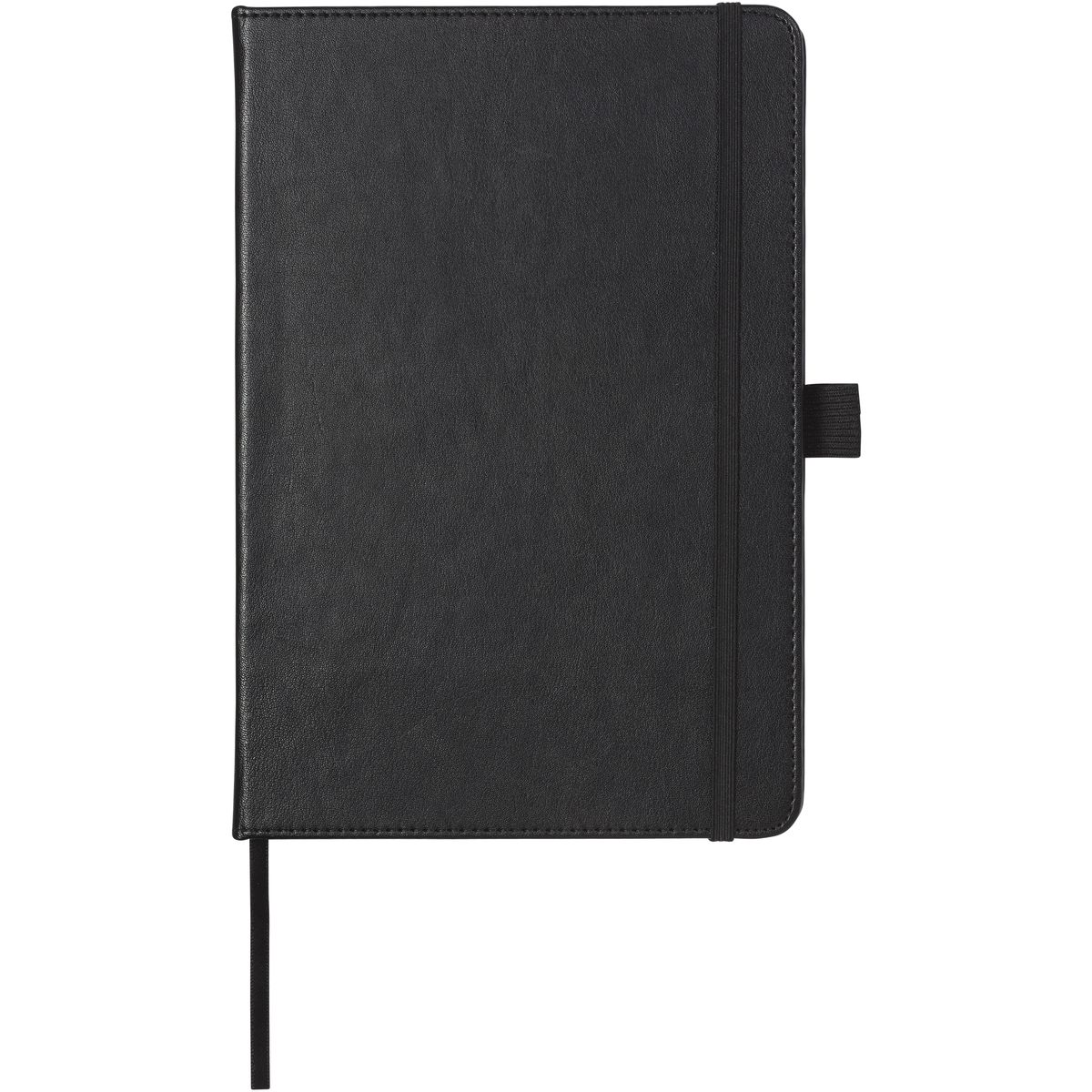 Cuadernos de rayas de piel sintética con presilla para bolígrafo, 14 x 21 cm