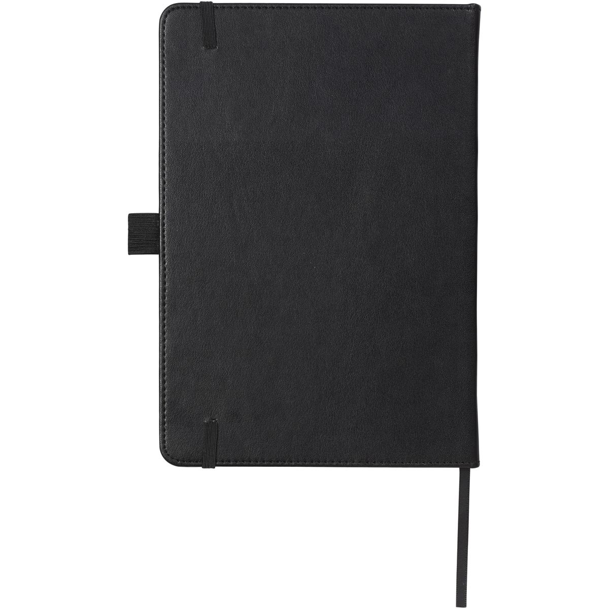 Cuadernos de rayas de piel sintética con presilla para bolígrafo, 14 x 21 cm