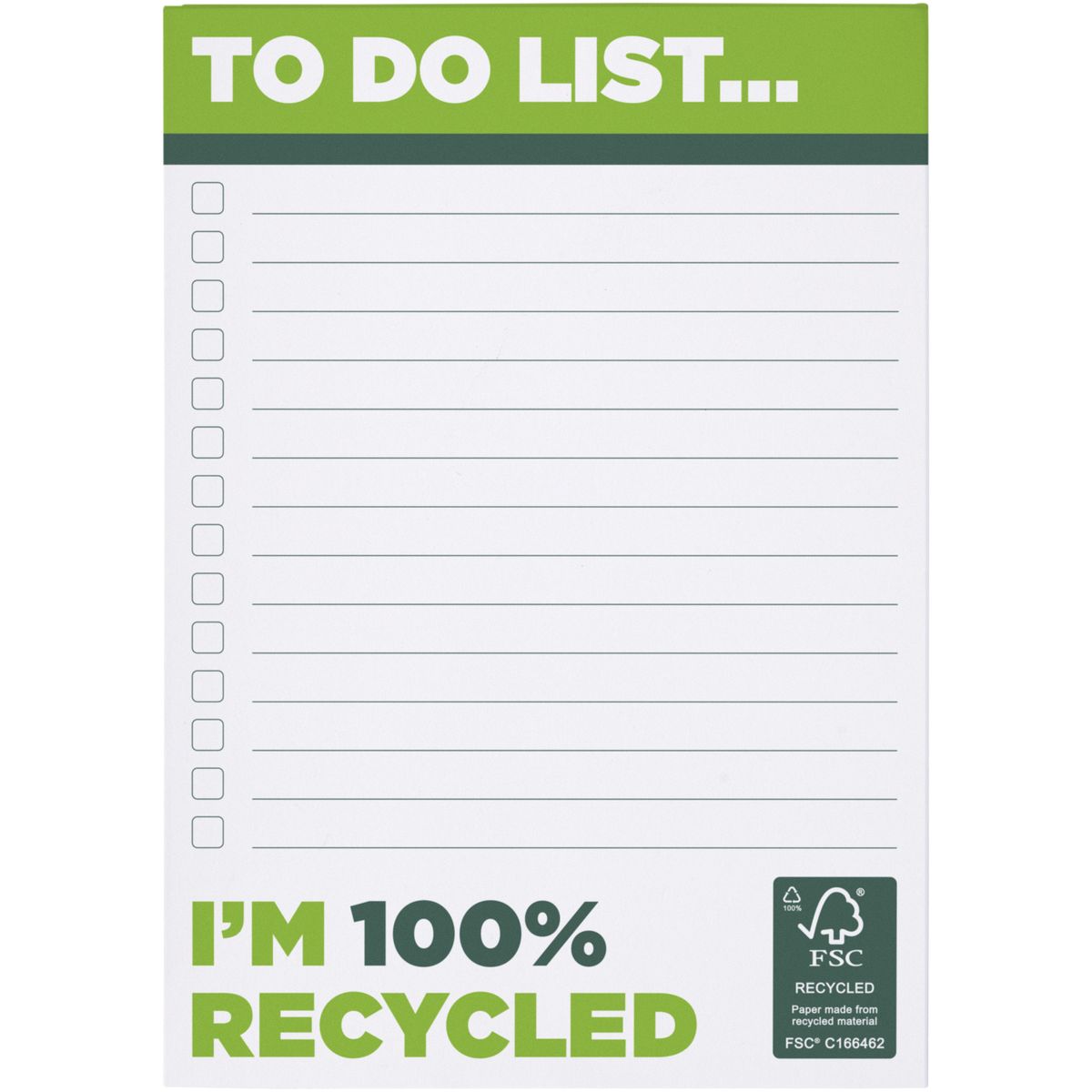 Blocs de notas A6 reciclados, 80 g/m²