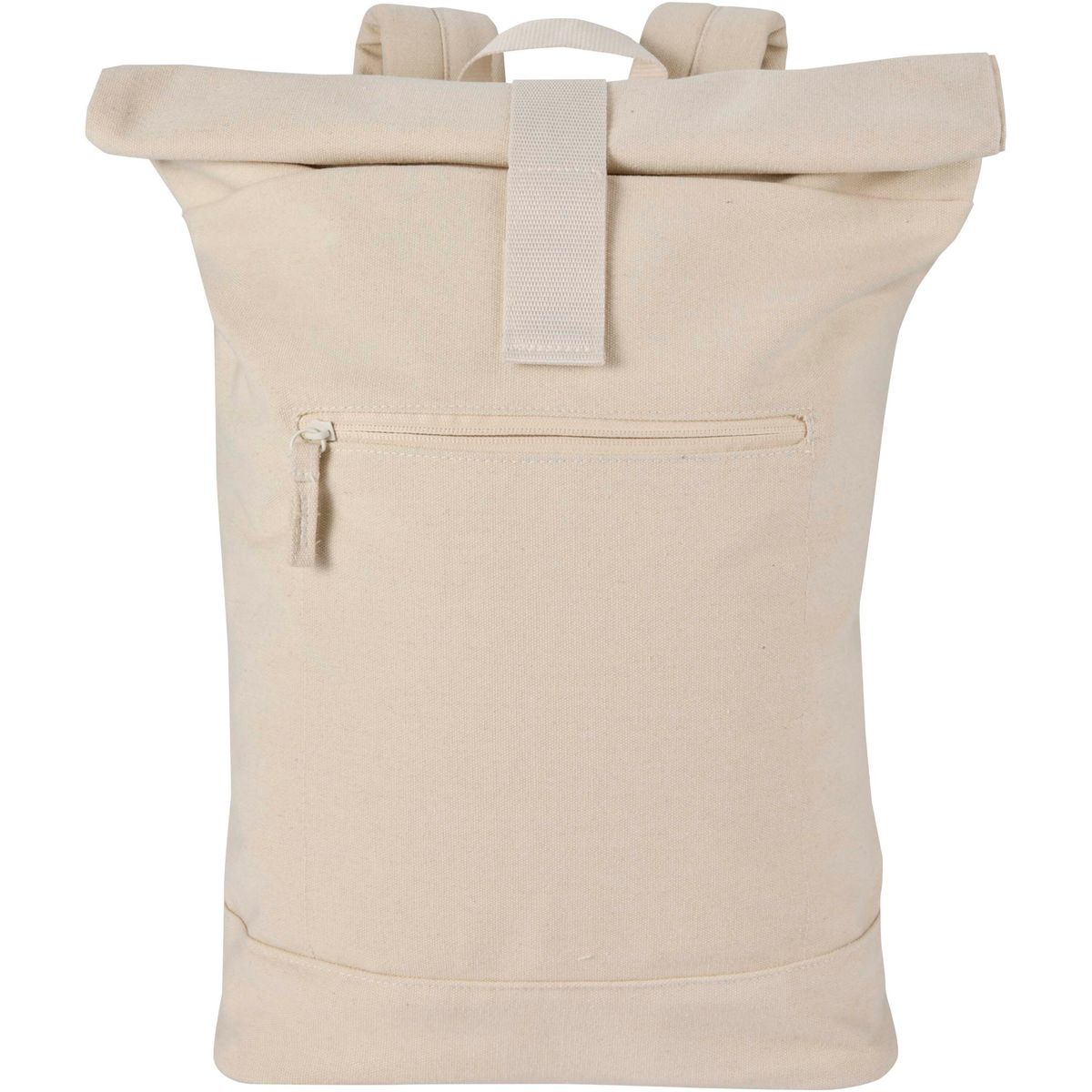 Mochilas de lona reciclada con cierre enrollable, 14 pulgadas, 16 litros