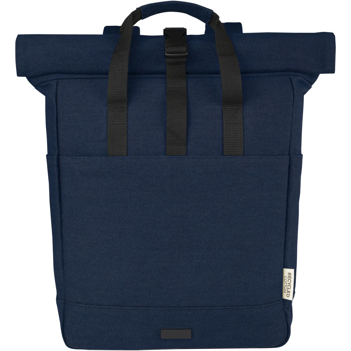 Mochilas de lona reciclada con cierre enrollable, 15 pulgadas, 15 litros