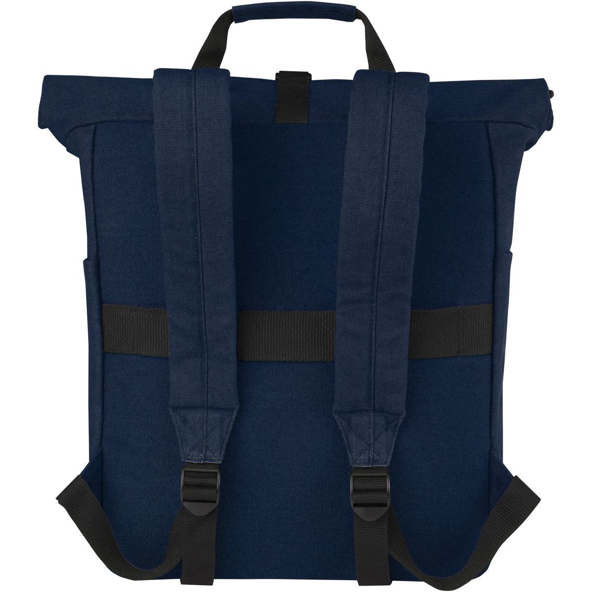 Mochilas de lona reciclada con cierre enrollable, 15 pulgadas, 15 litros
