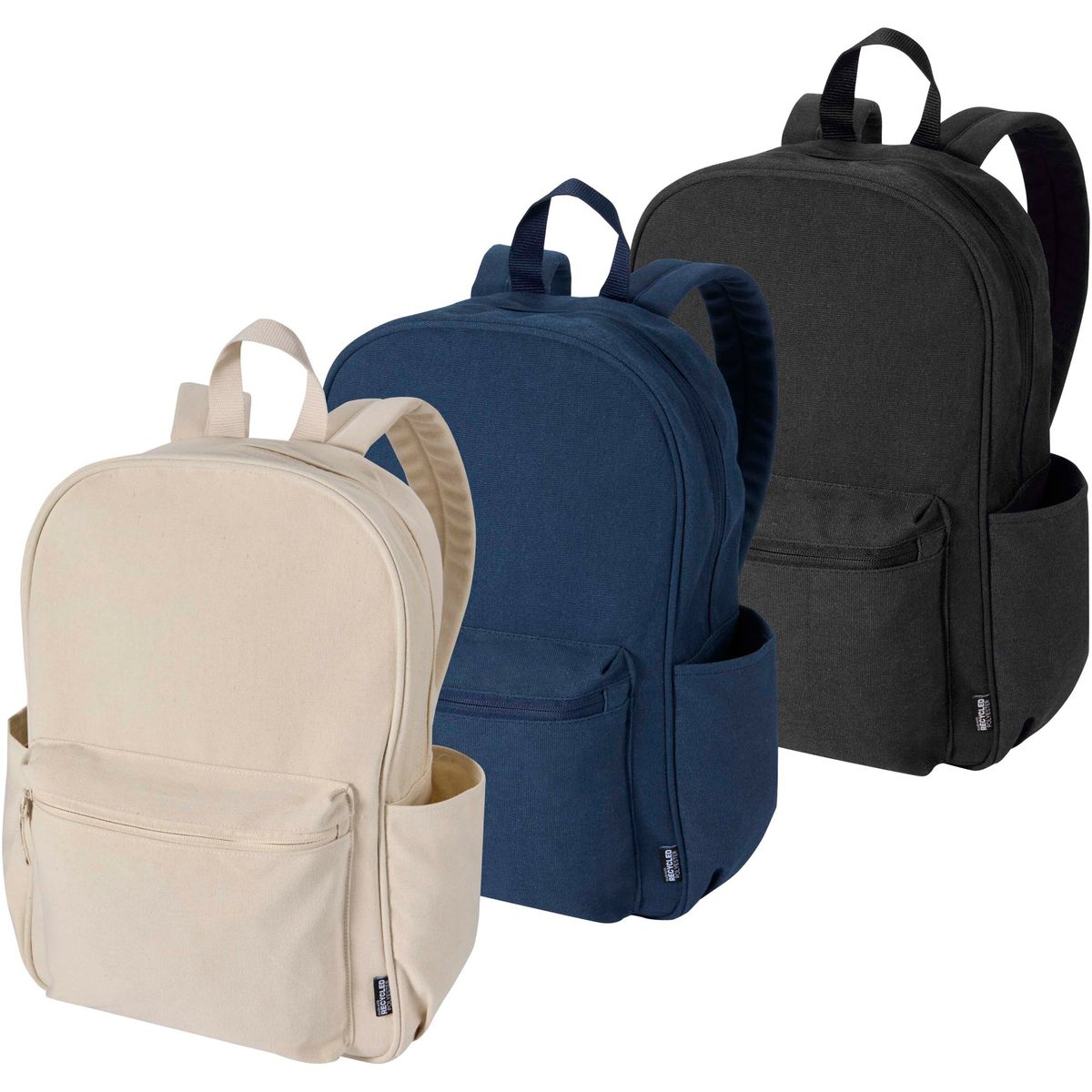 Mochilas urbanas de lona reciclada de 15,6 pulgadas, 16 litros