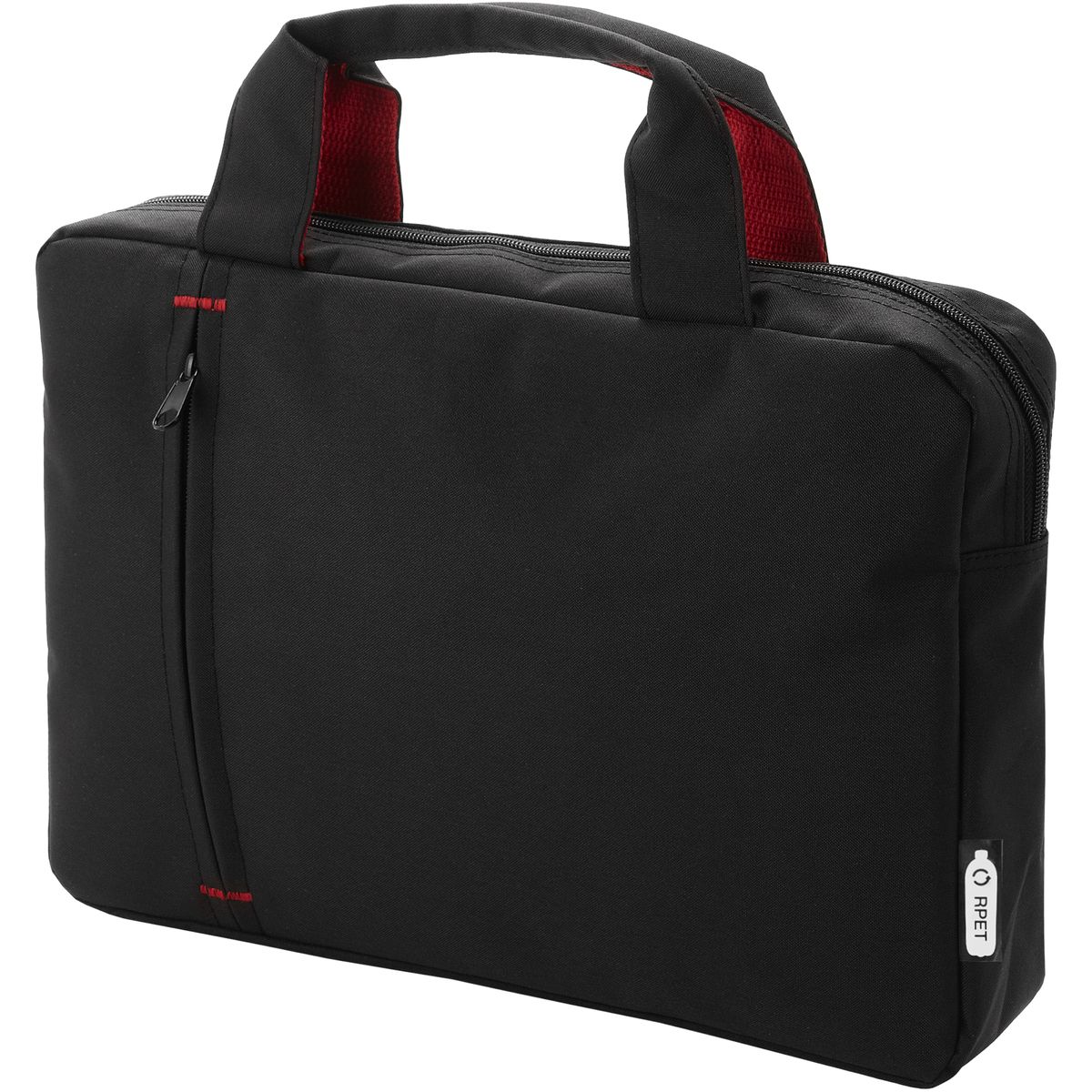 Bolsas para congresos recicladas con bolsillo delantero, 4 litros