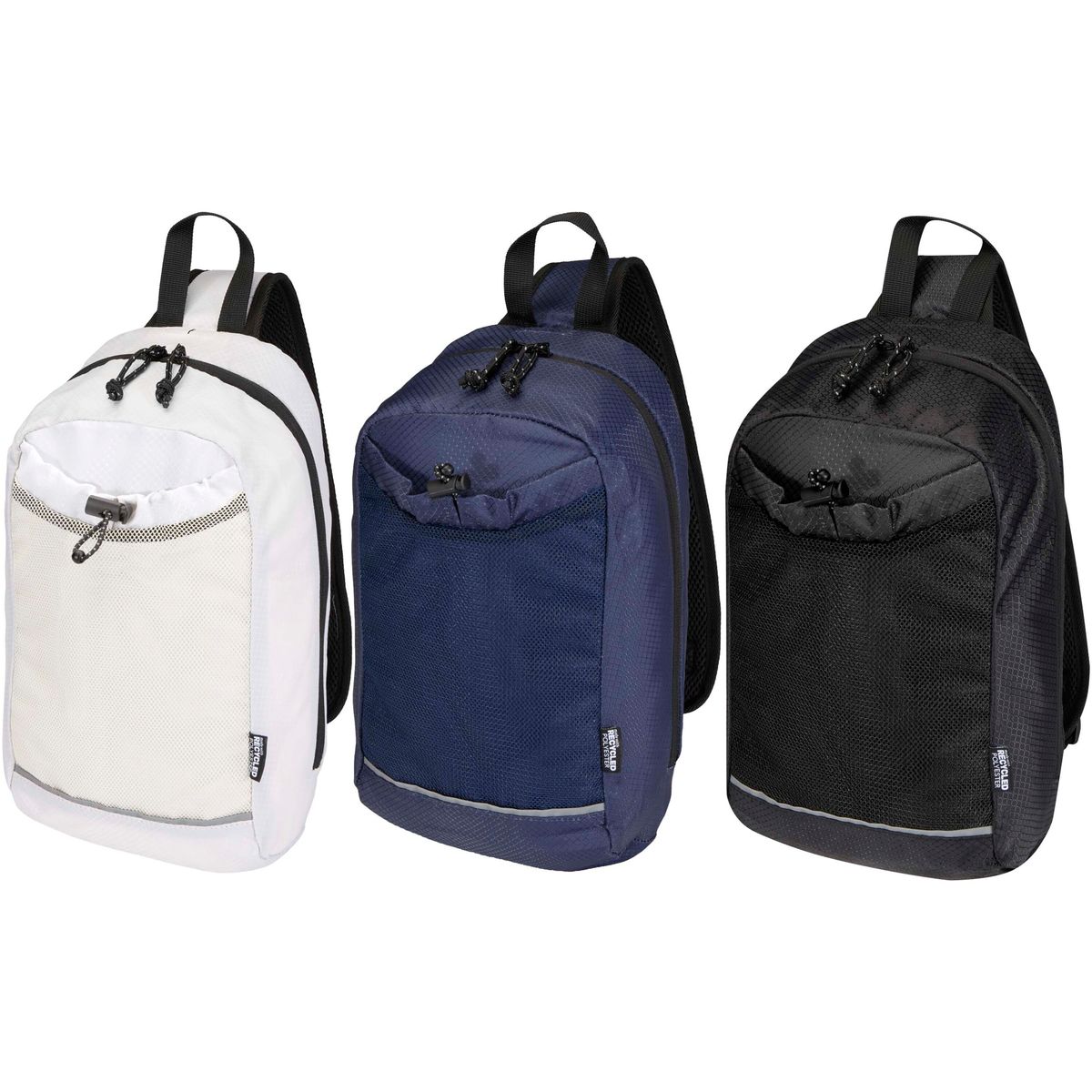 Bandoleras recicladas con compartimento para botella, 6 litros