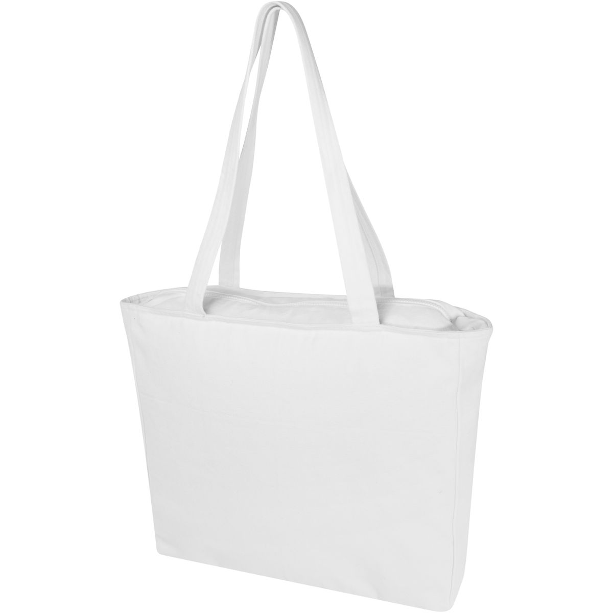 Bolsas de tela recicladas con cremallera, 500 g/m²