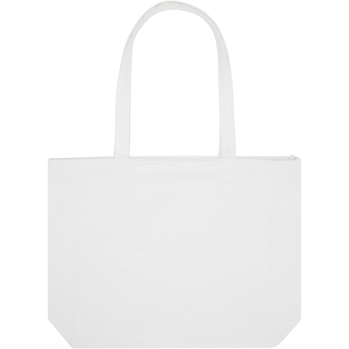 Bolsas de tela recicladas con cremallera, 500 g/m²