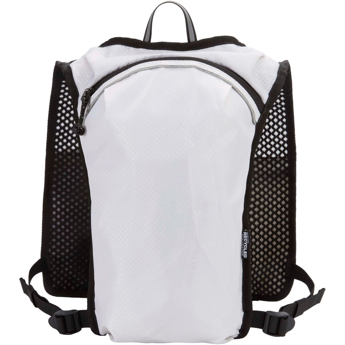 Chalecos de running reciclados con compartimento para bolsa de hidratación, 5 litros