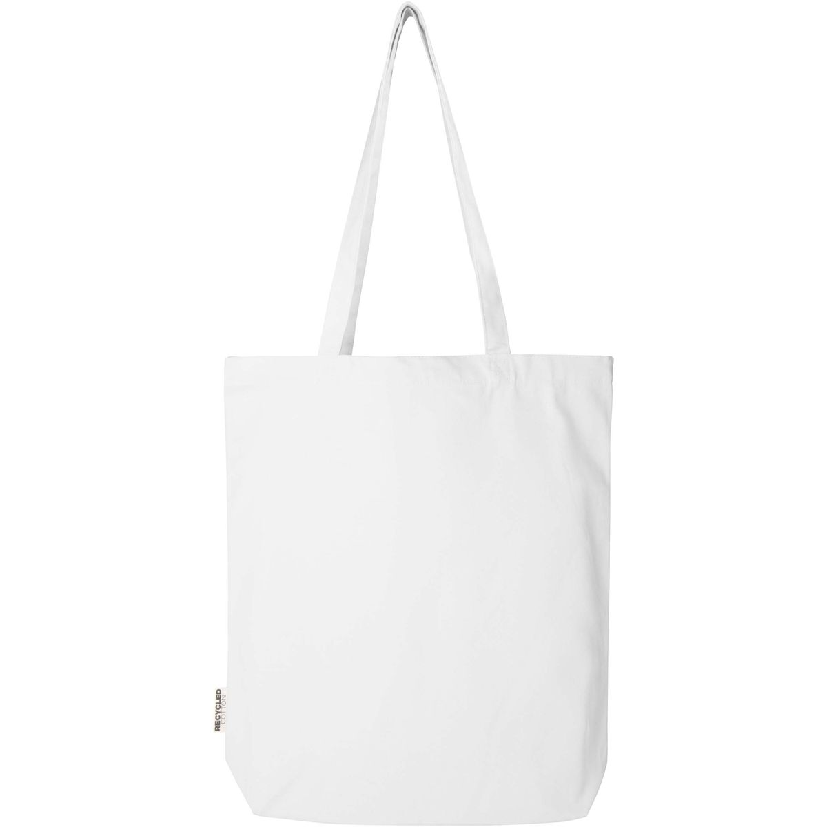 Bolsas de algodón reciclado con base ancha, 270 g/m², 10 litros
