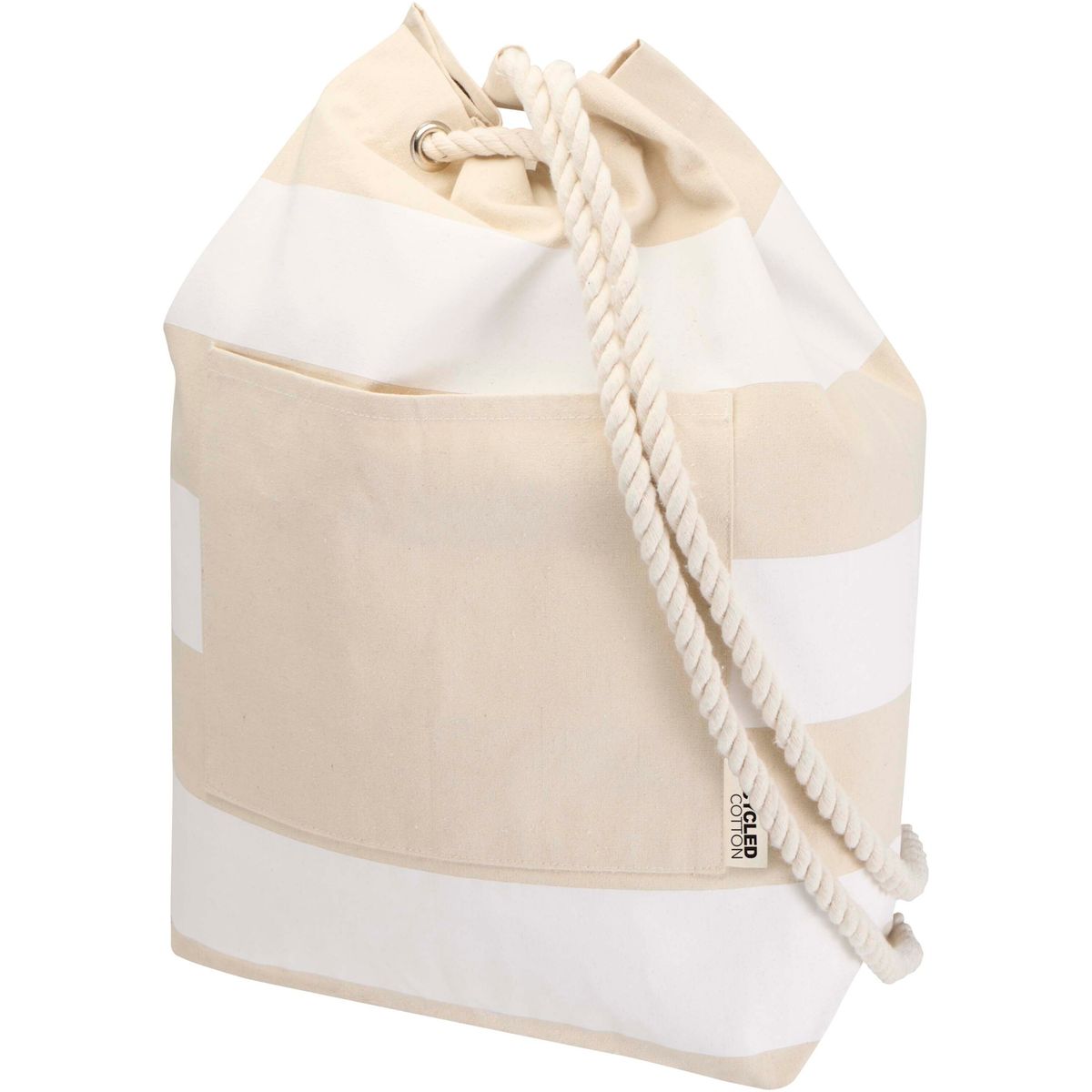 Bolsas de viaje tipo duffel de algodón reciclado de 270 g/m², 15 litros