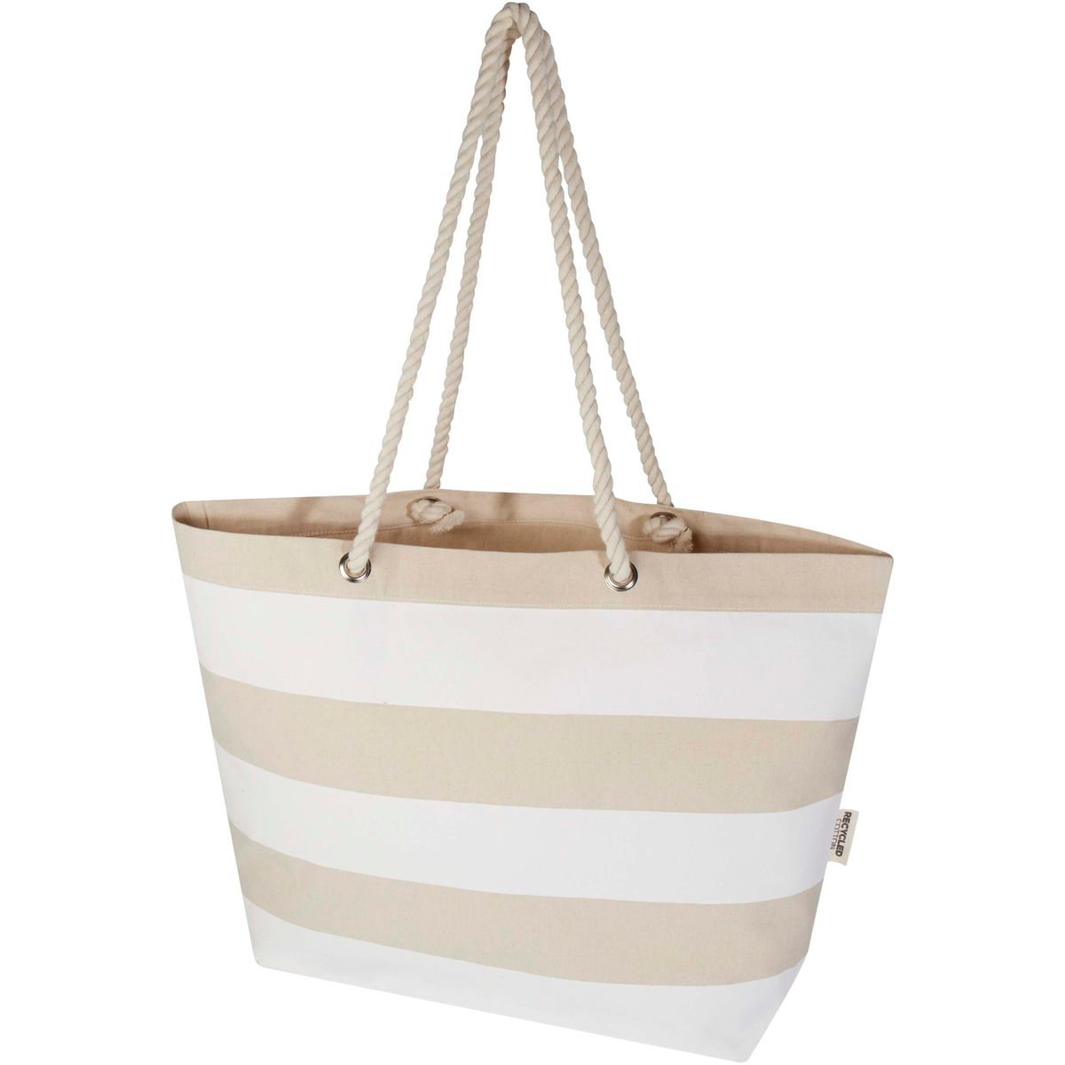 Bolsas de playa de algodón reciclado 270 g/m², 18 litros