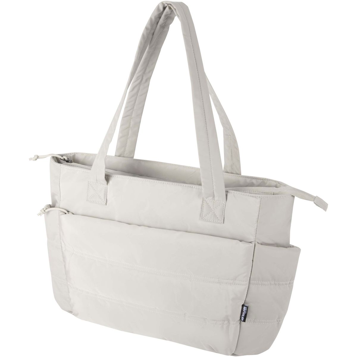 Bolsas con asas para portátil recicladas de estilo puffer, 15,6 pulgadas, 18 litros