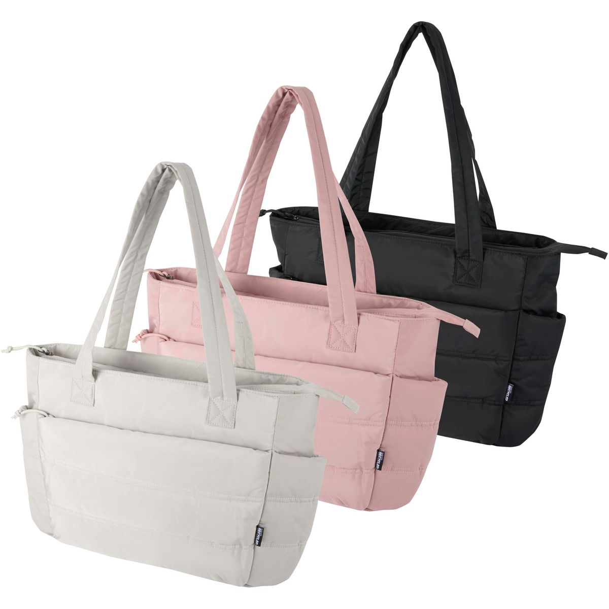Bolsas con asas para portátil recicladas de estilo puffer, 15,6 pulgadas, 18 litros