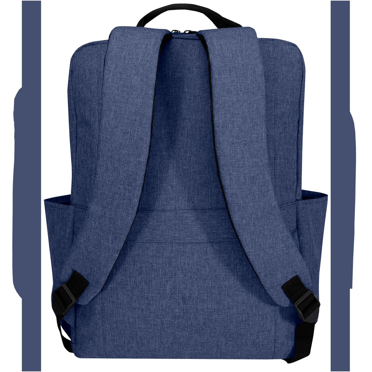 Mochilas para portátil recicladas de 15 pulgadas con compartimento para tableta, 15 litros