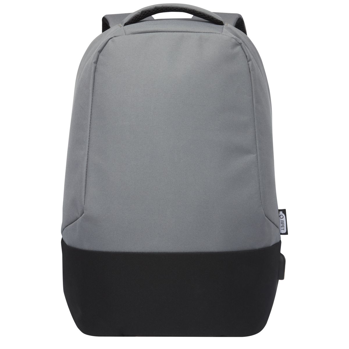 Mochilas para portátil recicladas de 15 pulgadas con puerto USB, 18 litros