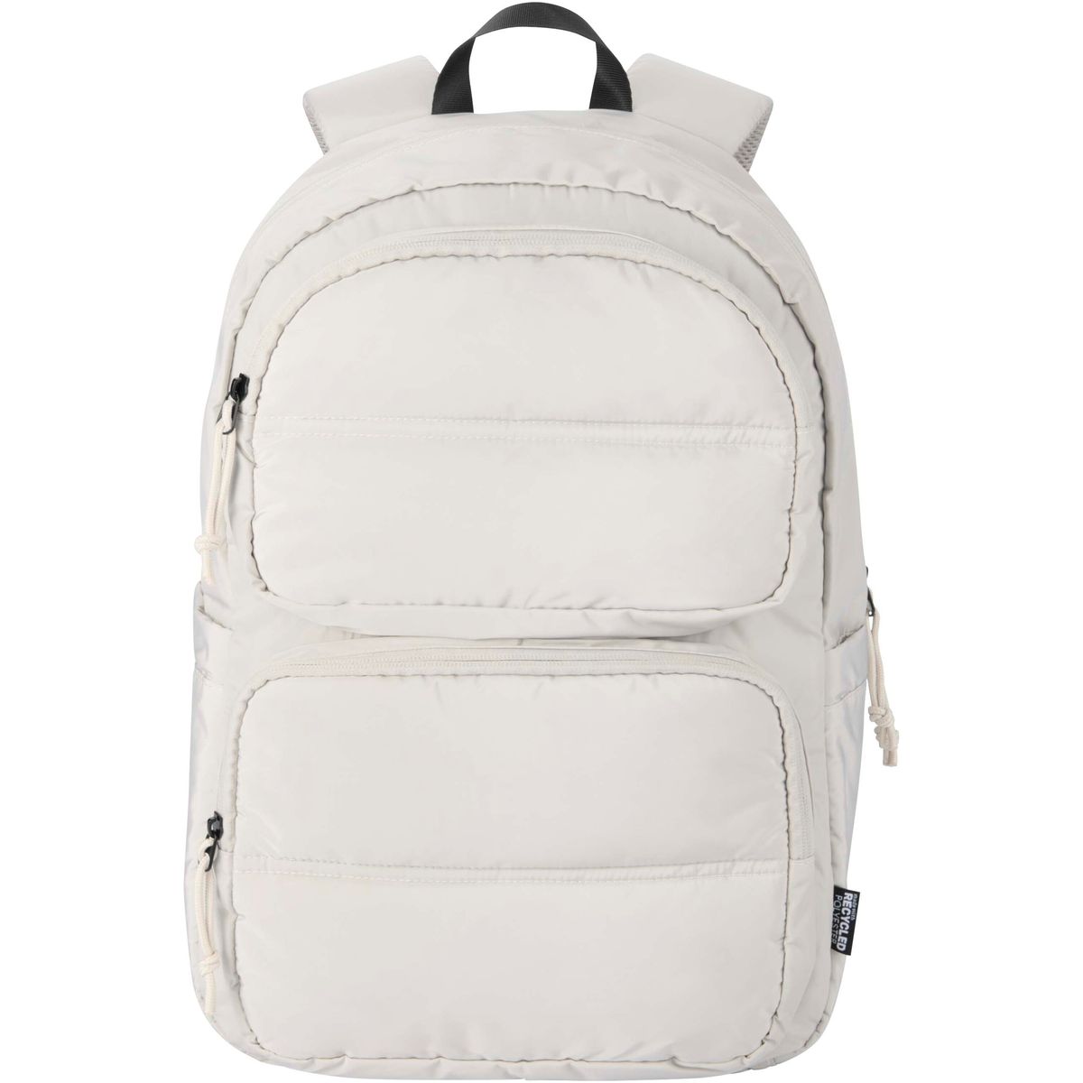 Mochilas para portátil recicladas de estilo puffer, 15,6 pulgadas, 18 litros