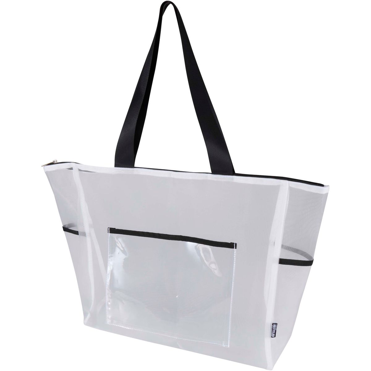 Bolsas con asas de malla reciclada con cremallera, 23 litros