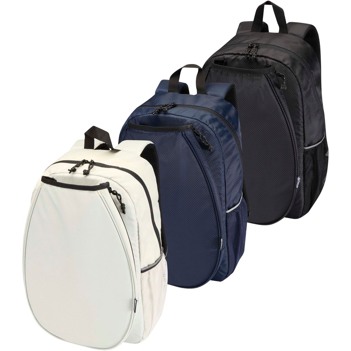 Mochilas de pádel recicladas de 15 pulgadas, 18 litros