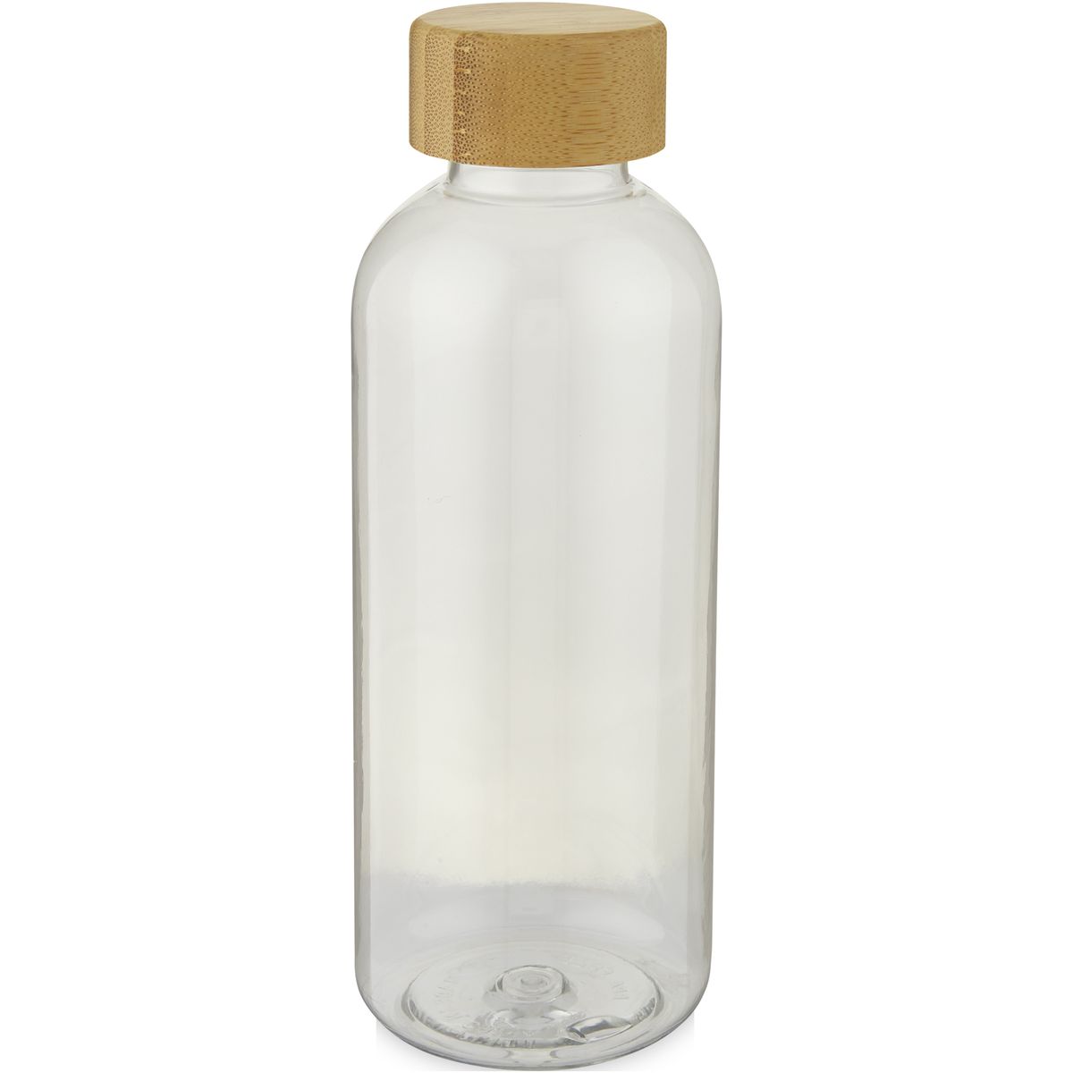 Botellas deportivas de PET reciclado de 650 ml con tapa de bambú