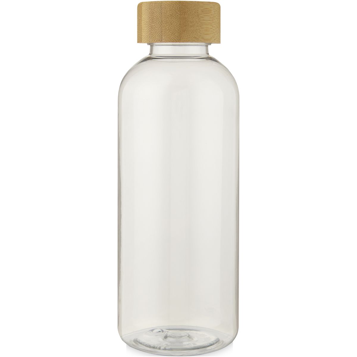 Botellas deportivas de PET reciclado de 650 ml con tapa de bambú