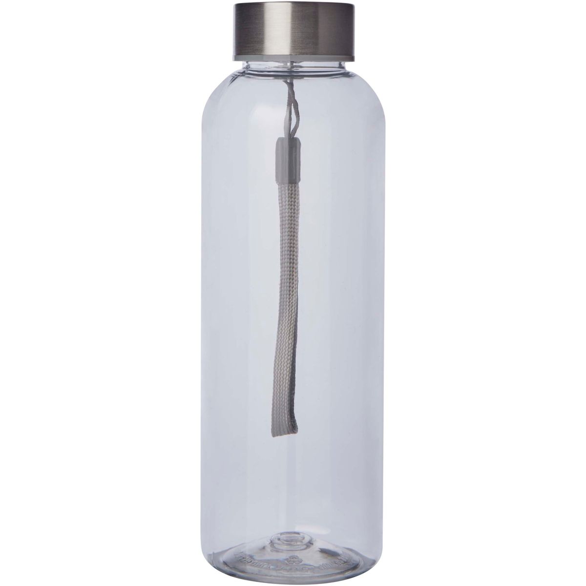 Botellas de agua de PET reciclado de 500 ml con tapa de acero inoxidable